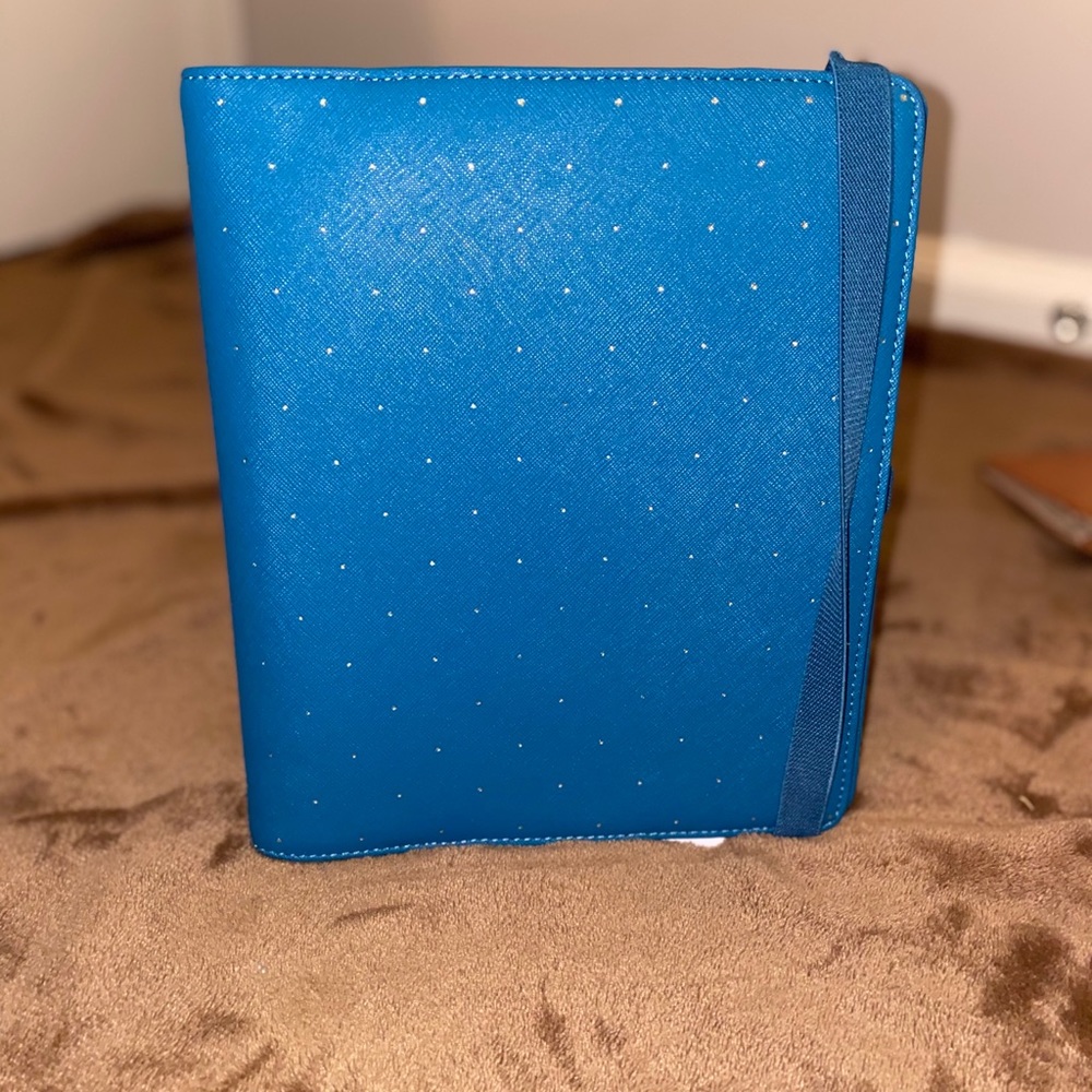 Kikki K Medium Ocean Blue 6 Ring planner